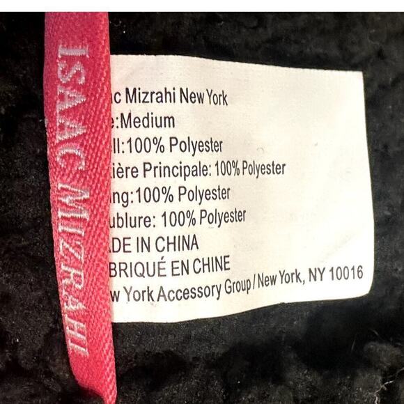 Isaac Mizrahi Grey Black Animal Print Slippers Women's Size M NWT - Picture 3 of 5